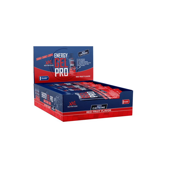 XXL Nutrition - Energy Gel Pro + Cafeïne - Red Fruit - 12 x 60ml