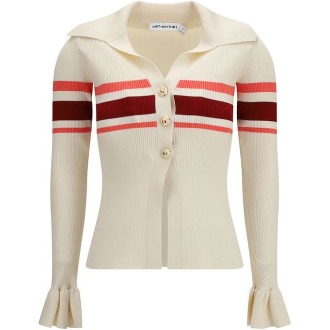 Self-Portrait Beige Viscose Blouse