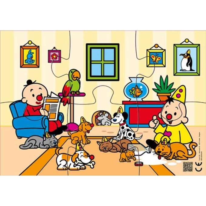 Studio 100 Bumba puzzel 6 stukjes - Dieren Kinderpuzzels