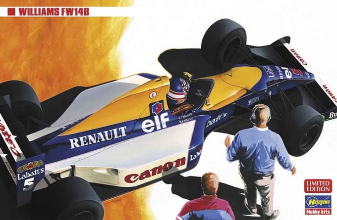 Hasegawa Modelbouwpakket Militaire voertuigen - 20719 Williams FW14B - Formula 1 Auto Plastic - 1:24 - Modelbouw