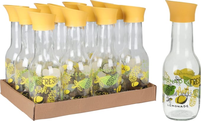 Schenkkan glas 1L - Citroenprint