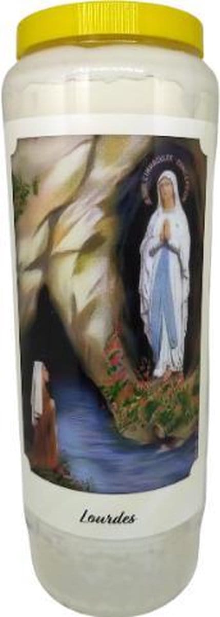 Lourdes - Noveenkaars - 9 dagen brander (5 stuks)