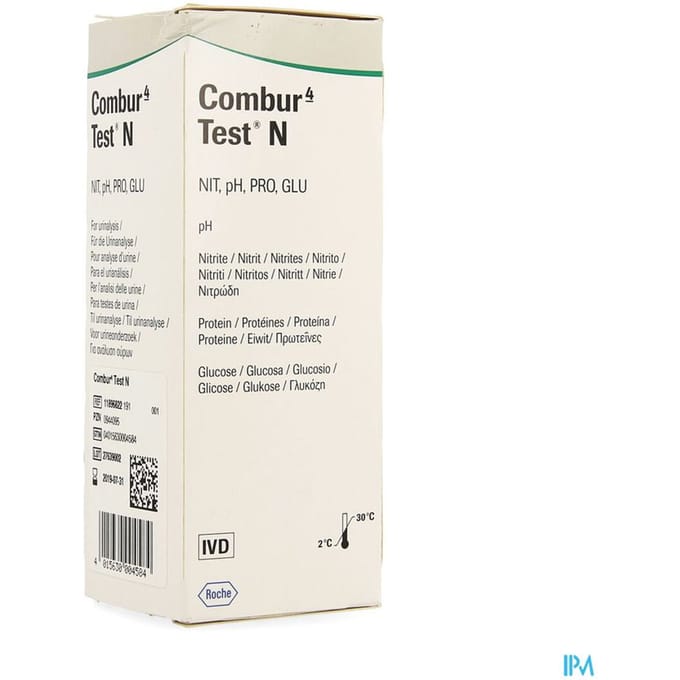 Combur 4 Test N Strips 50 11896822252