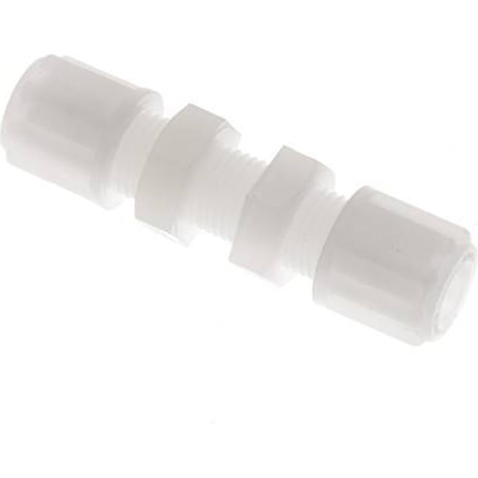 6x4mm Pvdf Rechte Knelfitting Schotdoorvoer 10bar