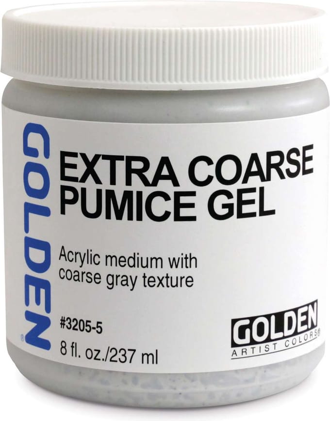 Golden | Gel Mediums | Extra Croase Pumice Gel | Pot á 237ml