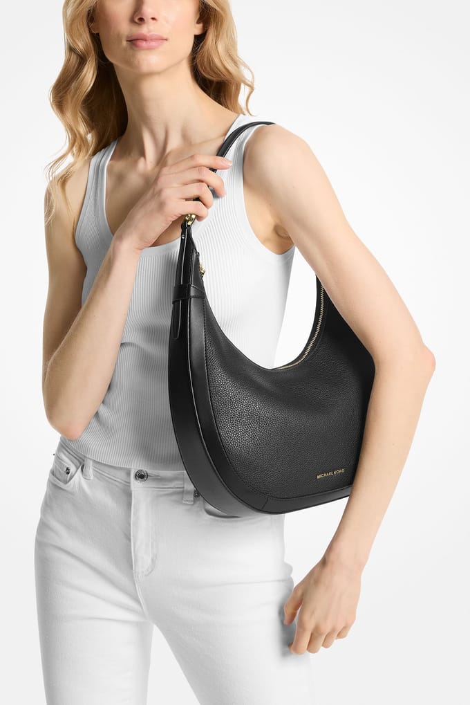 Michael Kors Large Crescent Hobo Shoulder Bag Black Taglia: OS | Borse a mano Outlet | Donna | Nero
