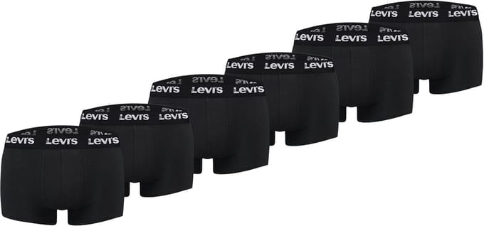 Pack of 6 men's Levis REPEAT LOGO TRUNK shorts underwear pants