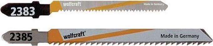 wolfcraft - Set decoupeerzaagbladen 5-delig, T-schacht - 2383100