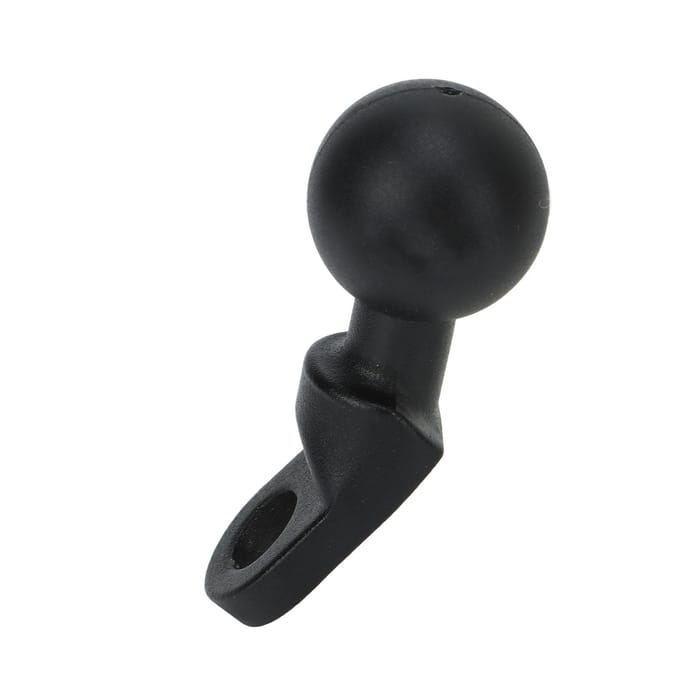 Adaptateur de rotule coudée pour rétroviseur de 1 po, support de téléphone, rotule pour trou de montage de 10 mm pour vélo black