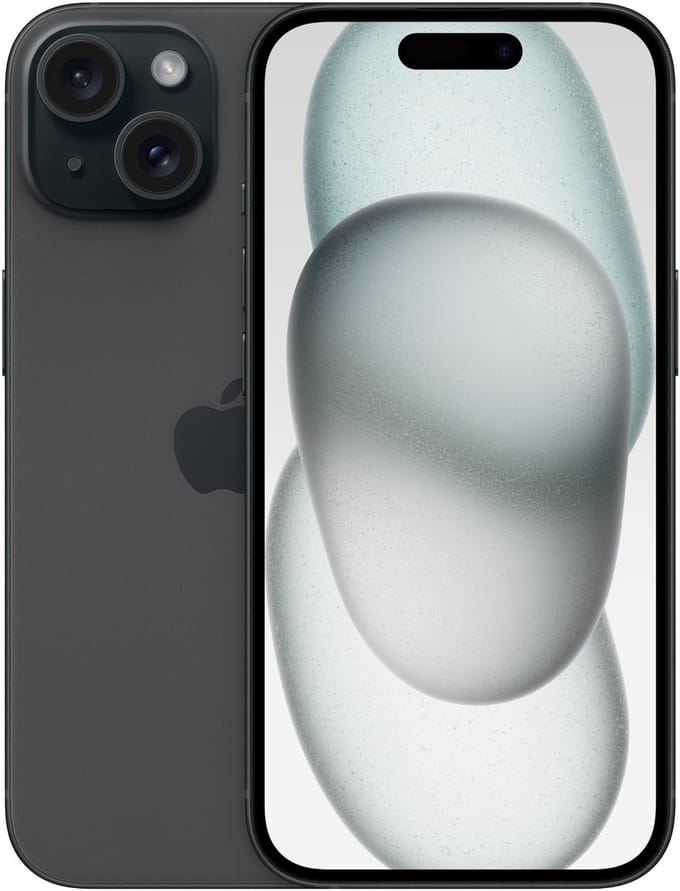 Apple iPhone 15 - 256GB - Zwart