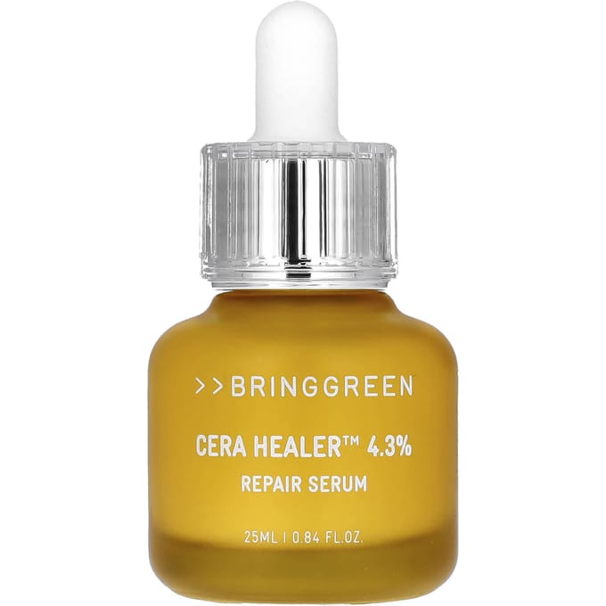 Bringgreen, Cera Healer 4,3% Herstellend Serum, 0,84 fl oz (25 ml) gray