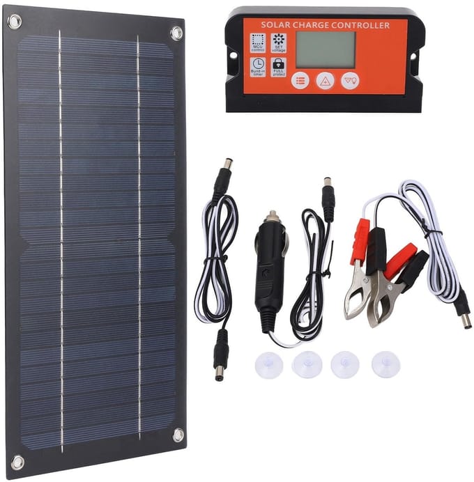Dailygoods - 600W Zonnepaneel met 100A Controller en Verlengkabel
