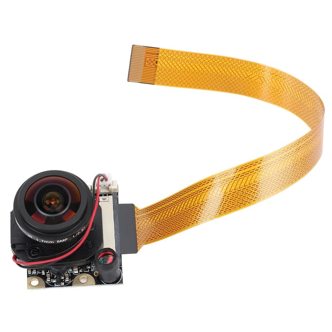Cameramodule Nachtzicht 5MP 1080P HD Lichtgevoelig Display 175 Graden Groothoeklens met CSI black