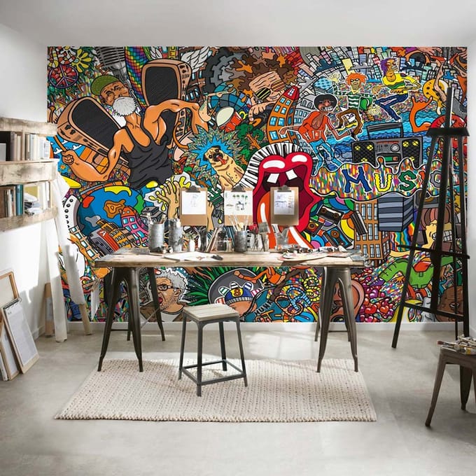 Fotobehang Grafity DD108935 A.S. Création AP Digital 4 | Fotobehang