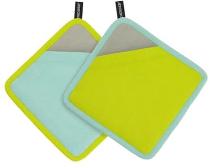 Set met 2 pannenlappen - 100% katoen