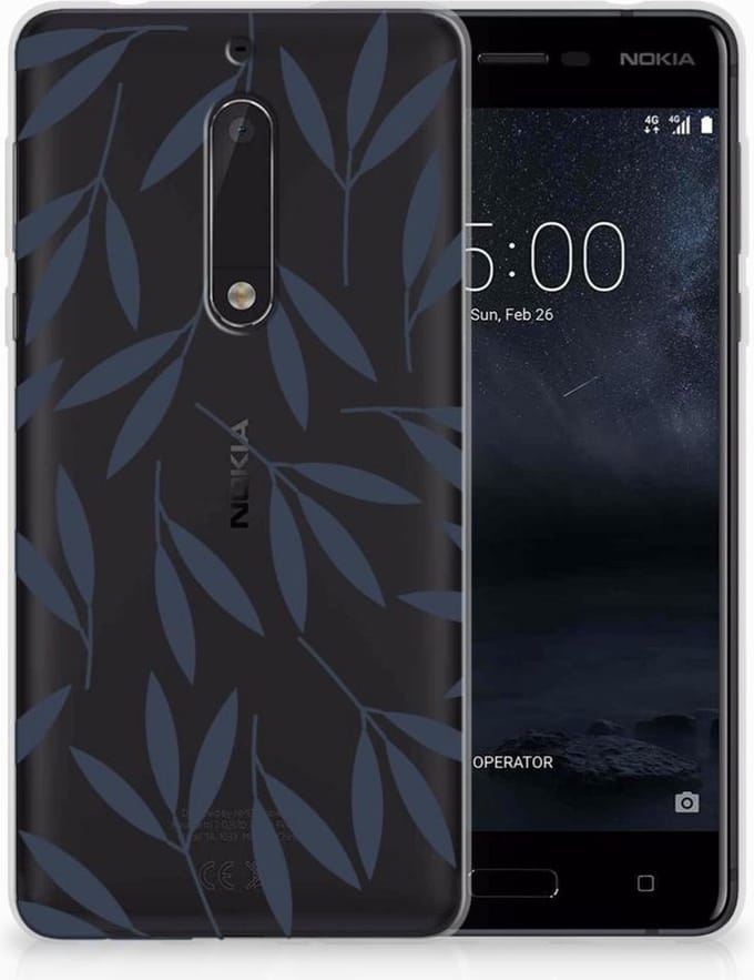 Nokia 5 TPU Case Leaves Blue