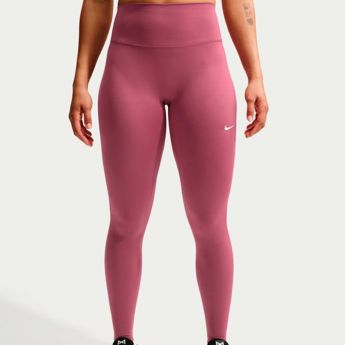 Nike One seamless front women's hig - Lange trainingslegging dames - Rood