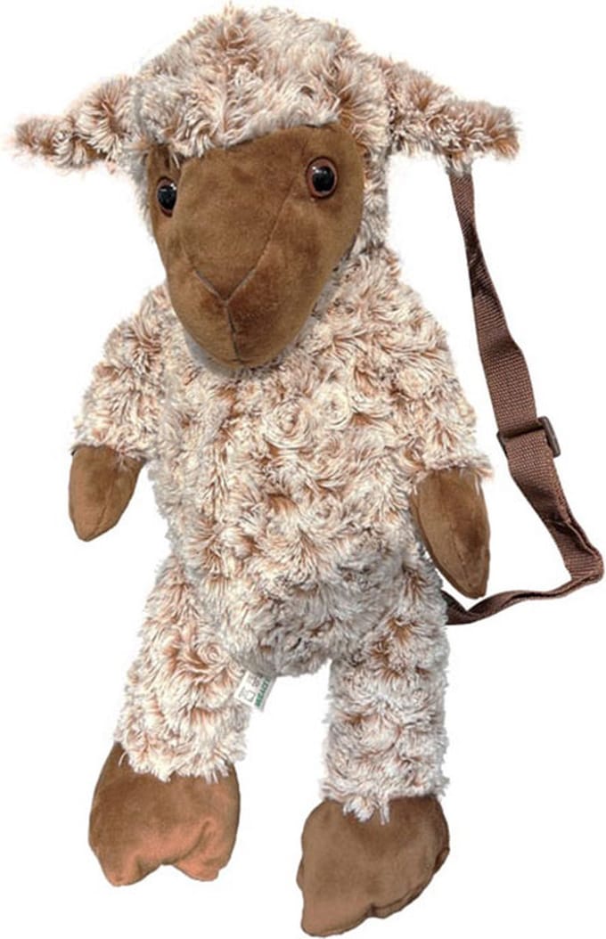Pluche schaap rugtas