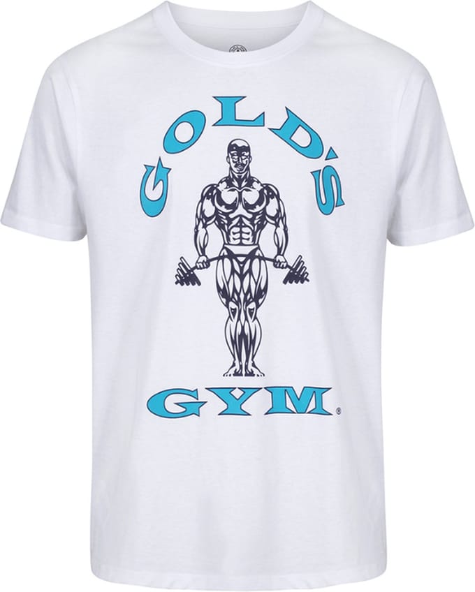 GGTS002 Muscle Joe T-Shirt - Wit/Blauw - M