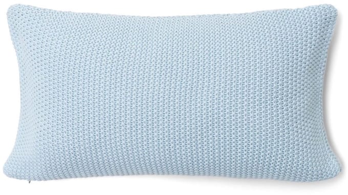 Marc O'Polo Nordic Knit Sierkussen Calm blue - 30x60 cm