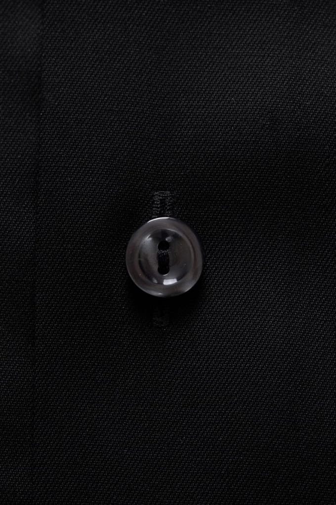 Eton shirt zwart Classic Fit Signature Twill