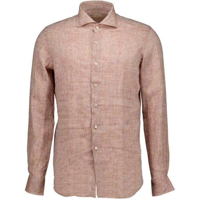 Xacus Washed Shirt Lange Mouw Overhemden Roze 721ml/11297