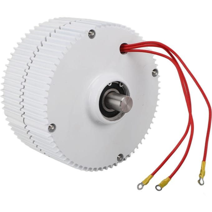 48V Dubbele As Generator 3-fasen Permanente Magneet Synchrone AC Elektromotor voor Windturbines 400W