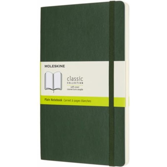 Moleskine Classic Notitieboek - Large - Softcover - Blanco - Mirte Groen