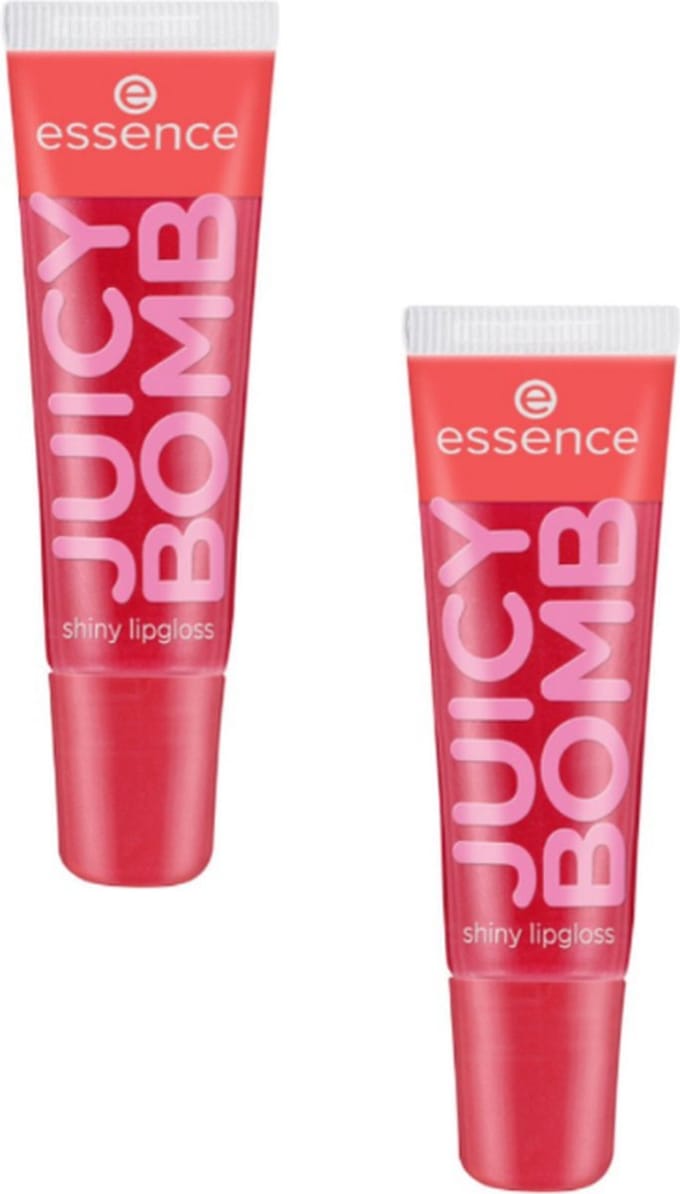 2x Essence Juicy Bomb Shiny Lipgloss 104 Poppin' Pomegranate | 2-pack