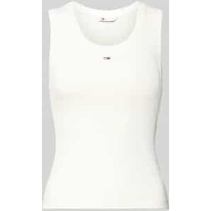 Slim Fit Tanktop van katoenmix