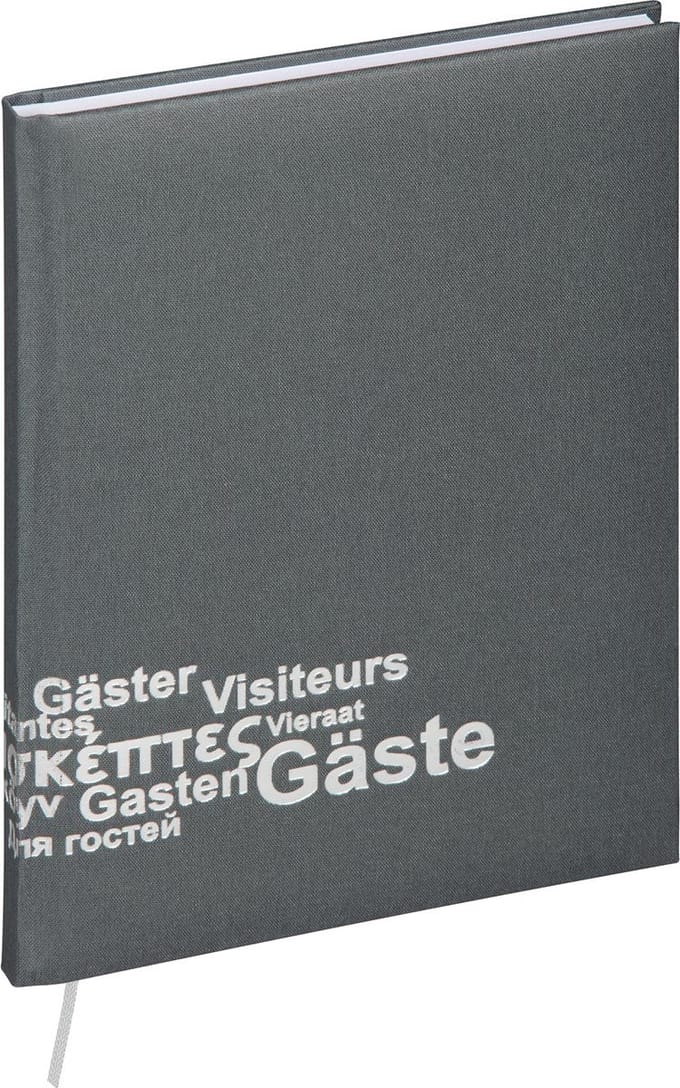 Pagna gastenboek | donkergrijs