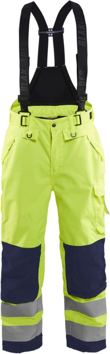 Blaklader Shell werkbroek High Vis 1867-1977 - High Vis Geel/Marineblauw - D88