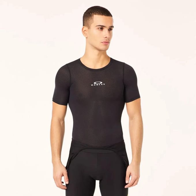 Oakley Apparel Endurance Base Layer Korte Mouw Wielertrui Zwart S Man
