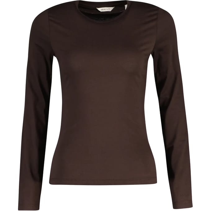 Katoenen lange mouw T-shirt dames Gant