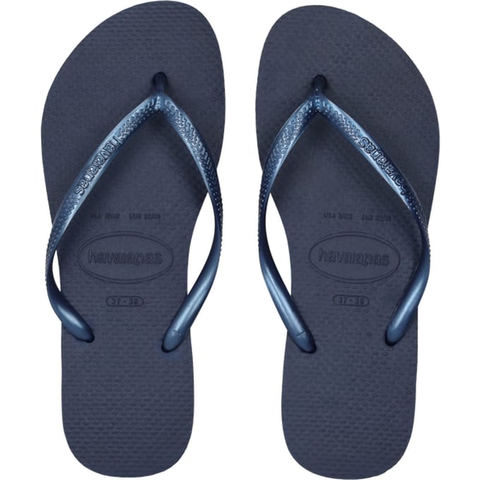 Havaianas Slim Slippers en Sandalen Dames - Navy - Maat 33/34 - Plastic