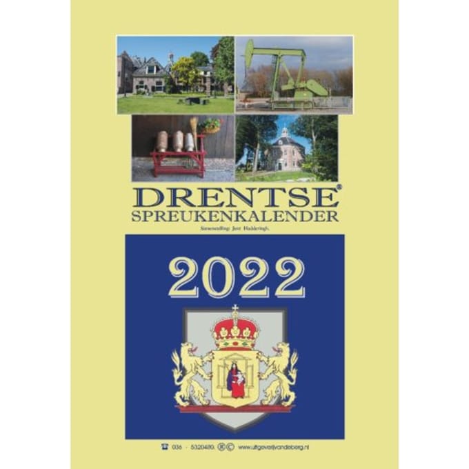 Drentse Spreukenkalender 2022 - Jent Hadderingh