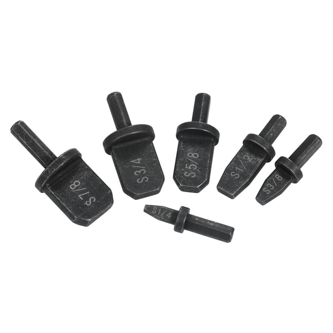 6 stuks Swaging Tool Drill Bit Set Tube Pipe Expander voor Airconditioning Koeling HVAC 6pcs