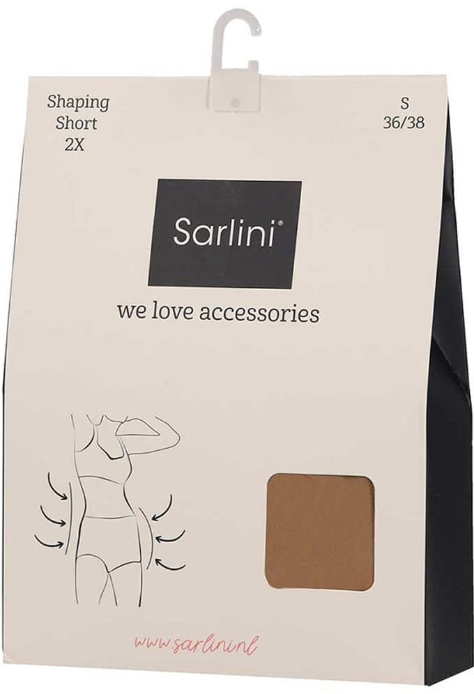 Sarlini shaping short Maat L 2-pak Brown