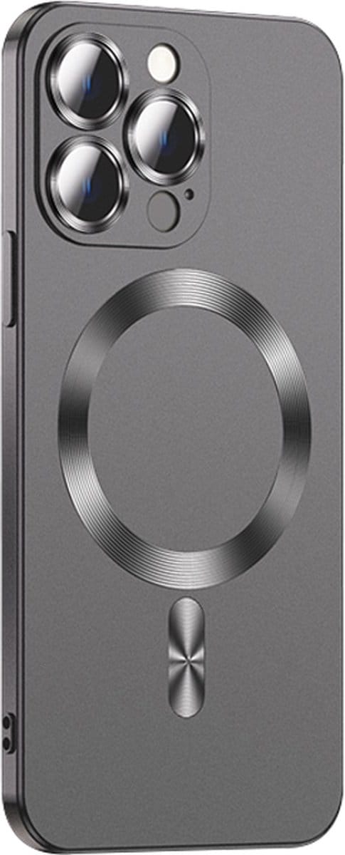 iPhone 13 PRO hoesje - Dun Design - Magsafe compatible - Case cover - Shock Proof - Grijs - Provium
