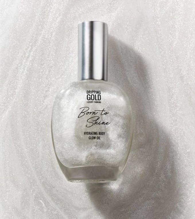 Dripping Gold | Hydrating Body Glow Oil Silver