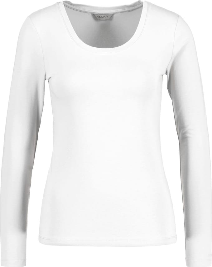 GANT Lange mouw SCOOP NECK TOP Set van 1