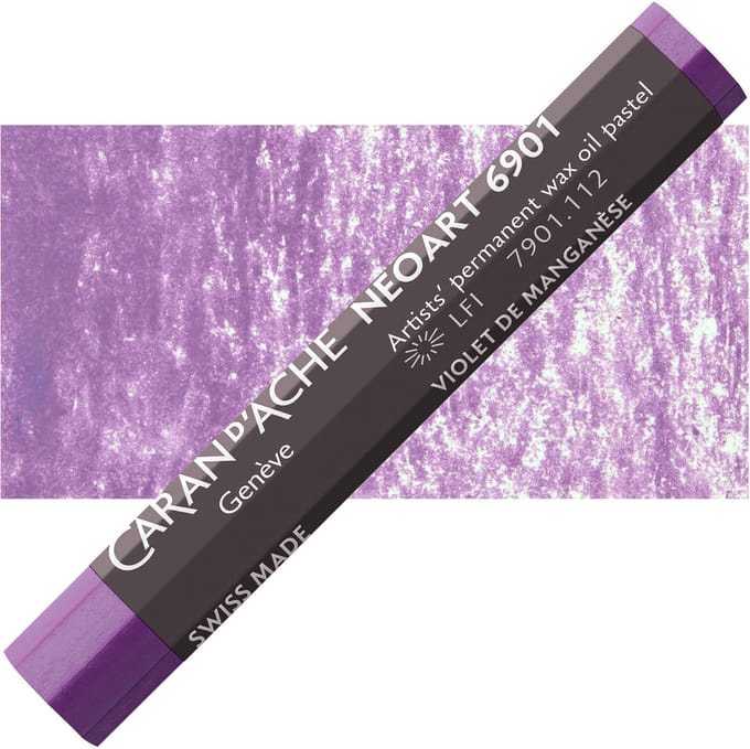 Caran d'Ache Neoart Permanent Wax Oliepastel - Manganese Violet (112)