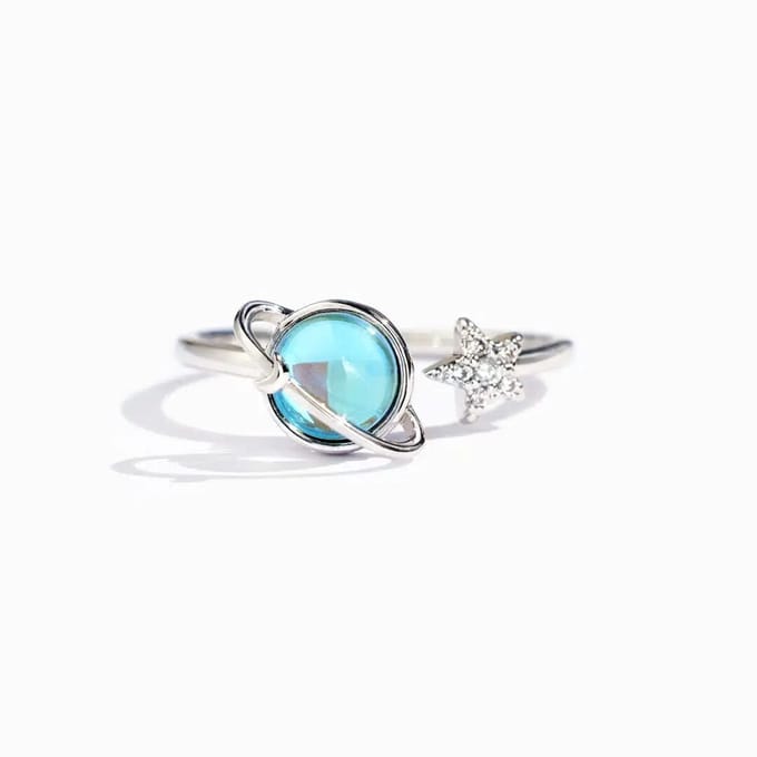Ad Astra - Fidget ring planeet - Anti-stress - Anti-angst - Ruimte