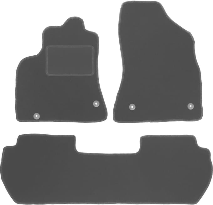 Grafiet automatten voor: Citroen Berlingo II 5-zits (2008-2018)