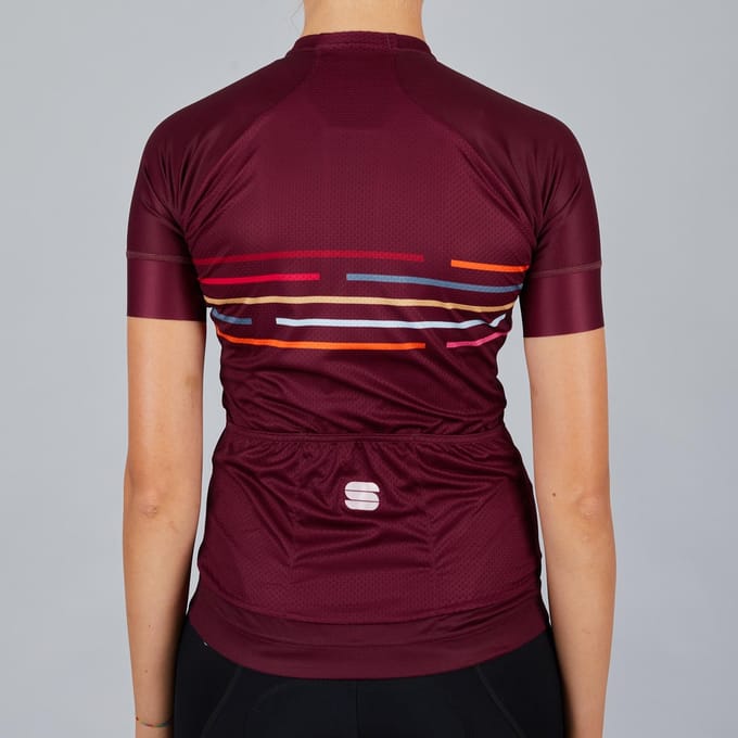 Sportful - Maat XXL - Short Sleeve Fietsshirt Dames - Rood