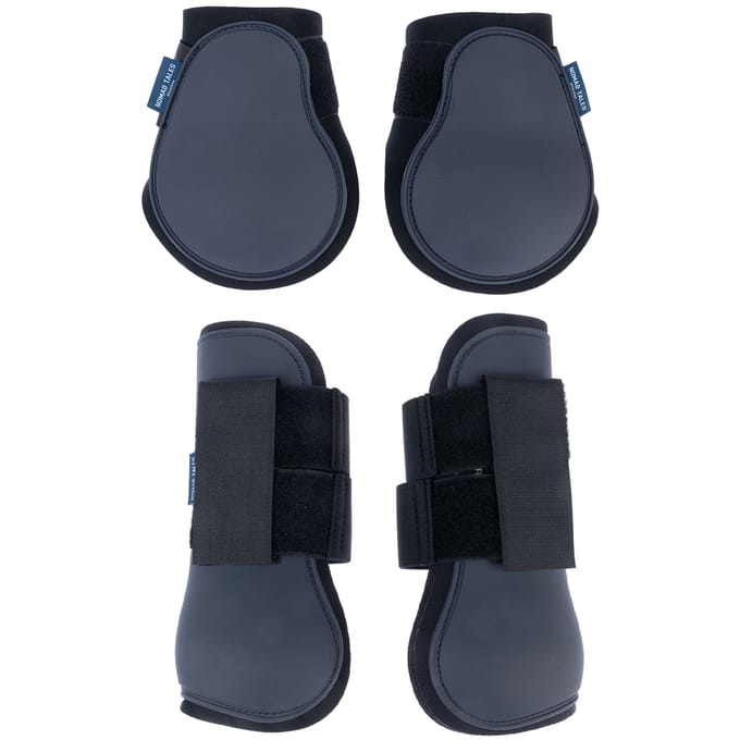 Set Pony: Nomad Tales Set van 2 kogelbeschermers & Set van 2 beenkappen, marineblauw paard