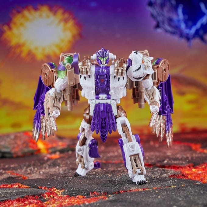 Hasbro Transformers Generations Legacy United Leader Class Action Figure Beast Wars Universe Tigerhawk 19 cm Action Figuur