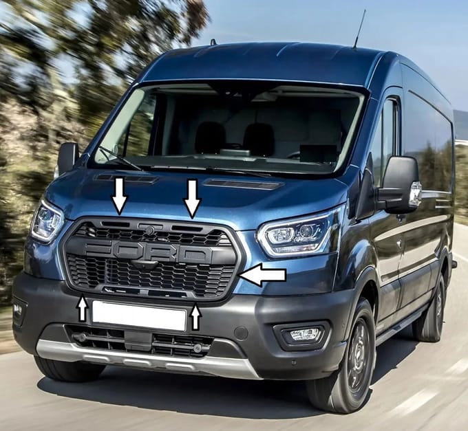 Ford Transit V363 RAPTOR Grille Origineel vanaf 05-2019 - 2467809