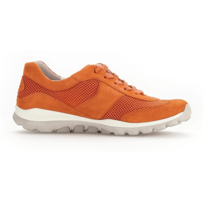 Gabor rollingsoft sensitive 46.966.32 - dames rollende wandelsneaker - Oranje - maat 43 (EU) 9 (UK)