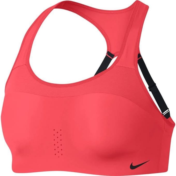 Nike maat S Alpha Bra Sportbeha Dames - Ember Glow/Black/Black